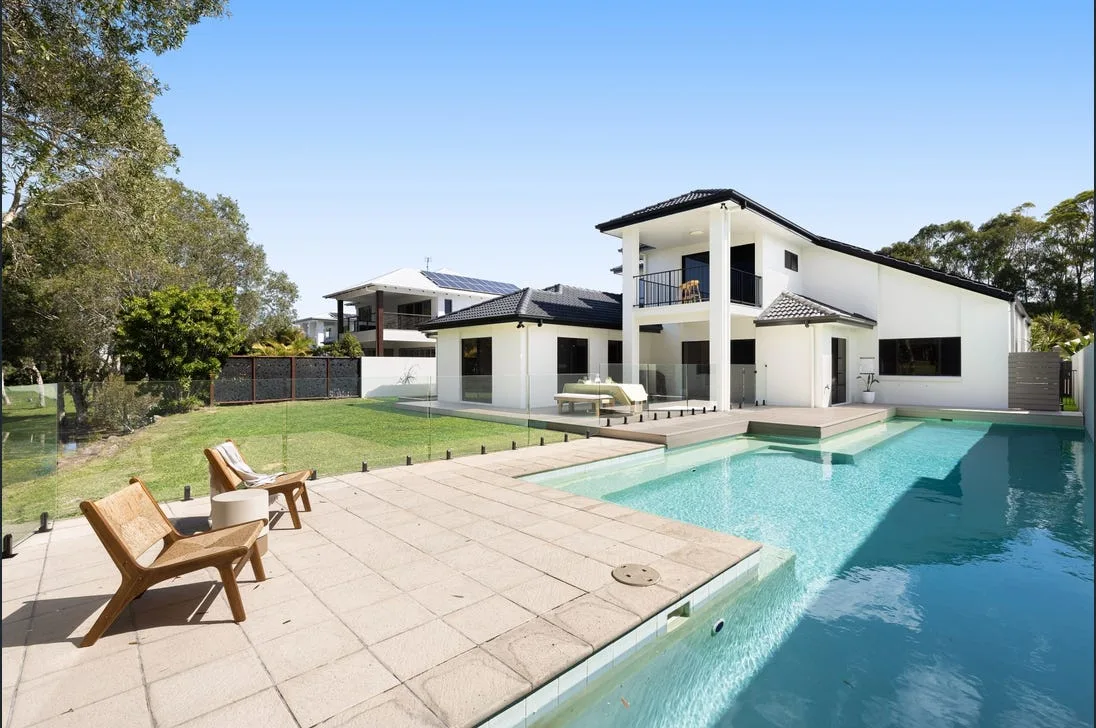 Frameless glass pool fencing installed for a Cairns property
